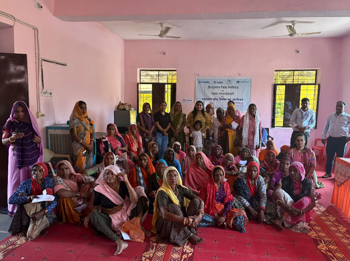 Hindustan Zinc Health Camps Benefit Over 1,200 Rural Residents in Rajasthan and Uttarakhand