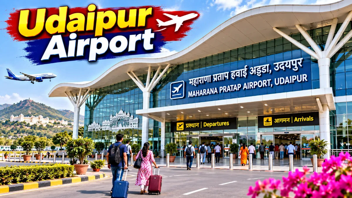 Udaipur Airport Winter Schedule from October 25: 31 Pairs of Flights to Operate Until March 27, 2027