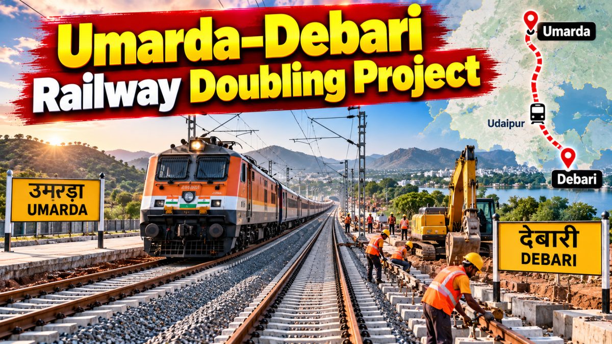 Centre Clears Land Acquisition for Udaipur’s Umarda–Debari Railway Doubling Project