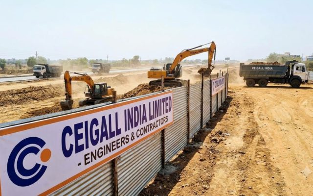 Ceigall India gains on BSE