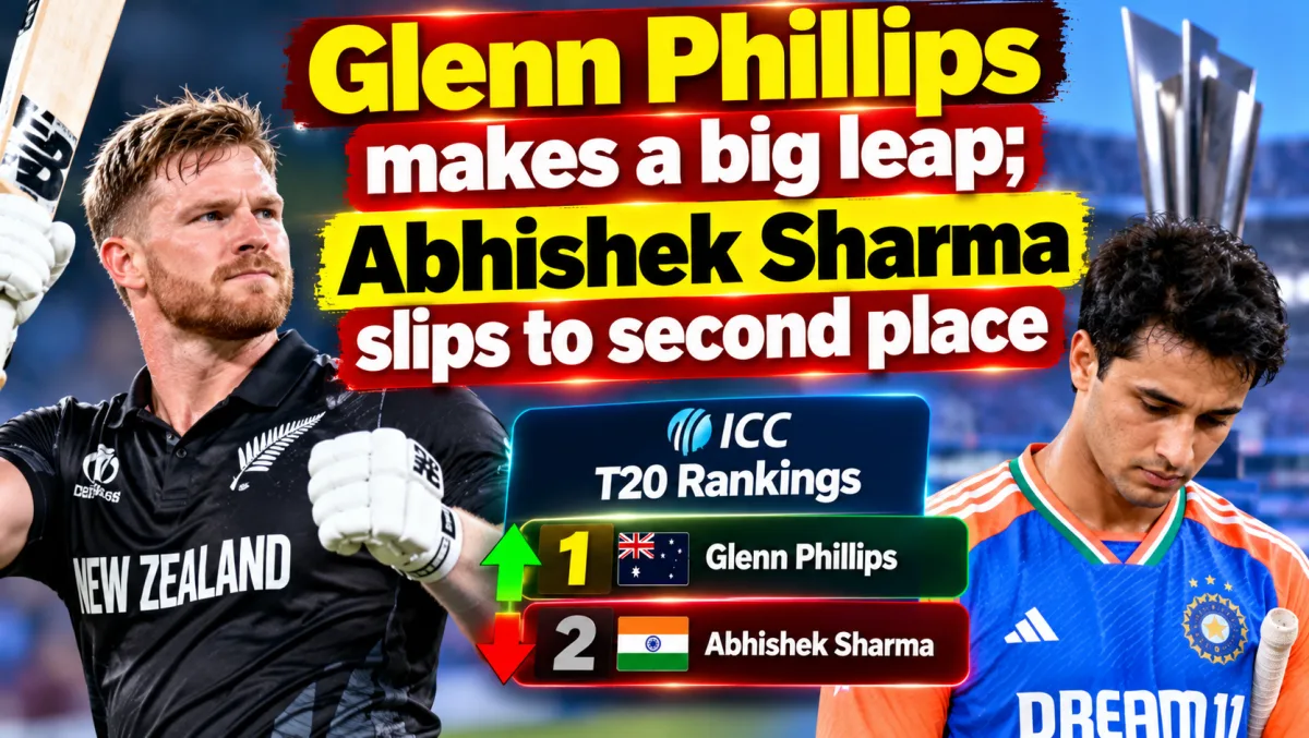Glenn Phillips Takes Lead in IND vs NZ T20 Series