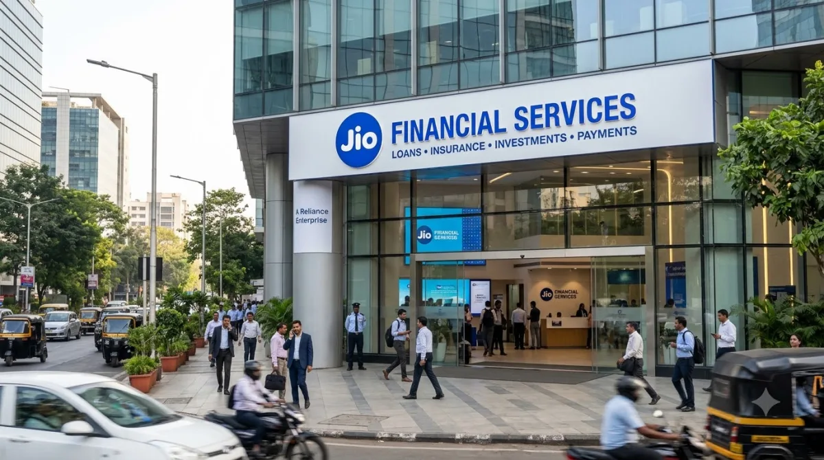 Jio Financial Services falls on reporting 51% decline in Q2 consolidated net profit