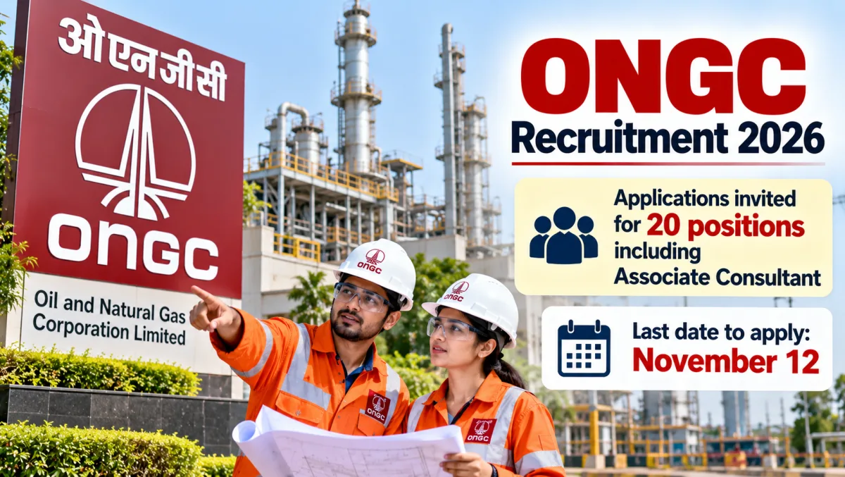 ONGC Invites Applications for 20 Consultant Positions
