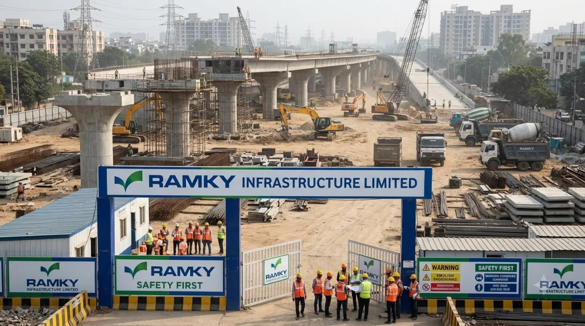 Ramky Infrastructure zooms on bagging Rs 588.57 crore construction contract from Rail Vikas Nigam