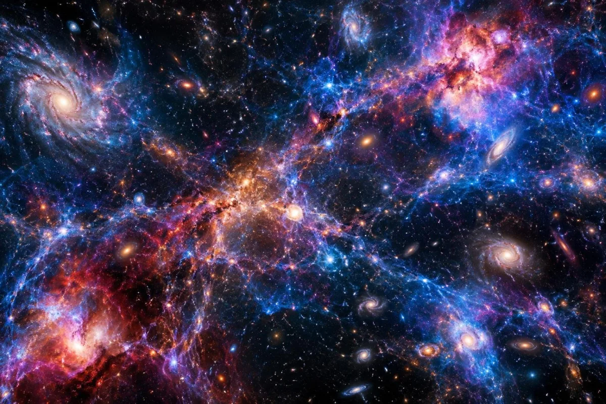 Researchers Unveil Lumina Simulation of 2 Billion Years of Cosmic Evolution