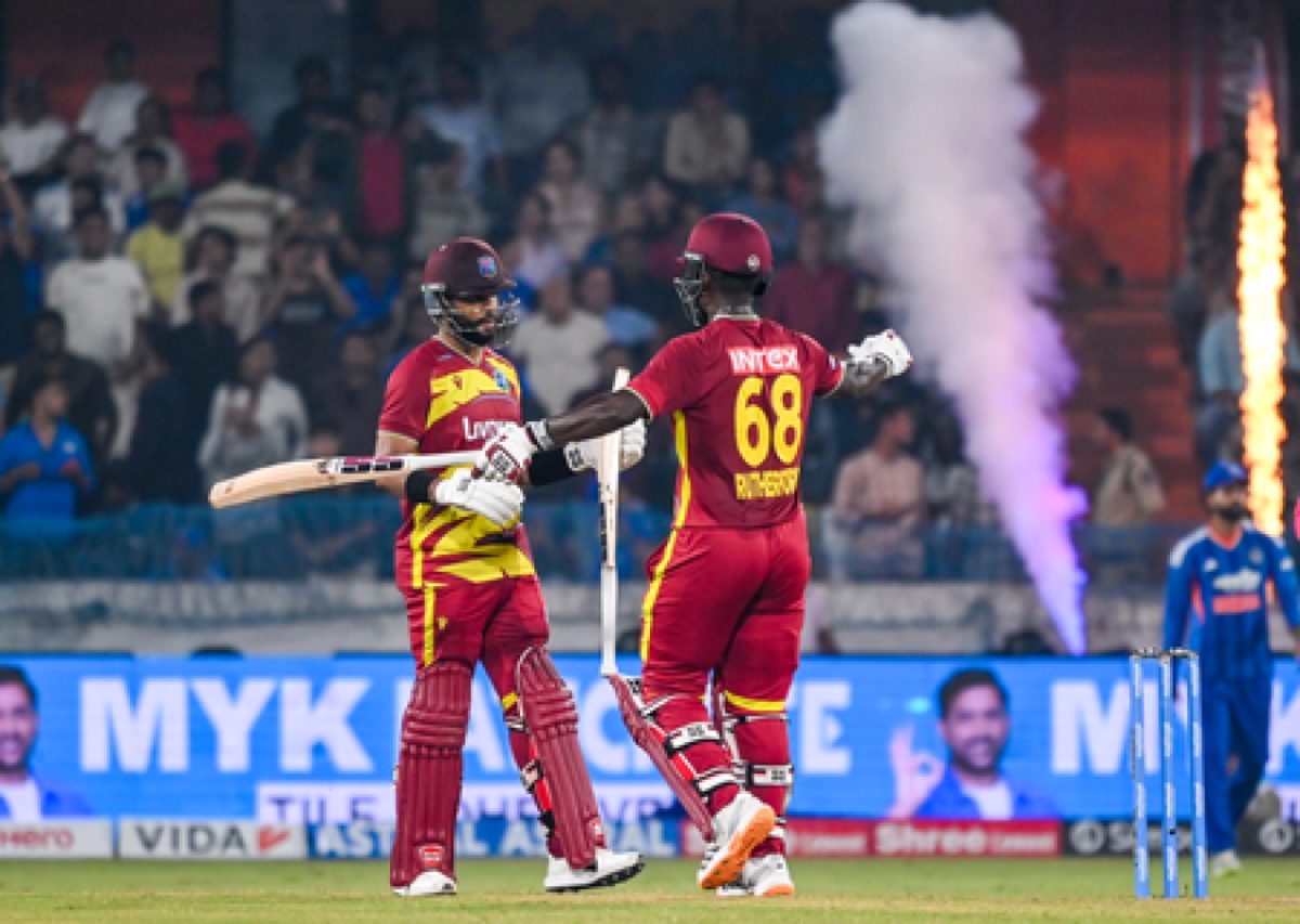 West Indies Sets Record Powerplay Score Against India West Indies Sets Record Powerplay Score Against India